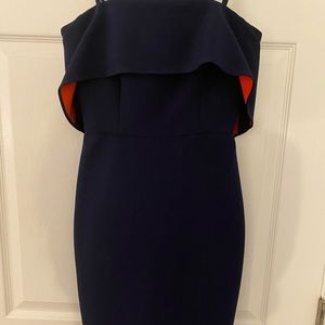 BCBG MaxAzria Navy Strapless Dress Size 0